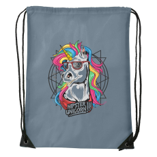 ZSONA DEKOR Hipster unicorn - Sport táska szürke