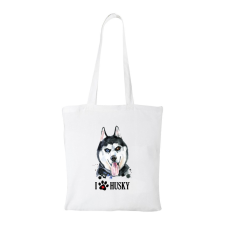 ZSONA DEKOR Husky - Bevásárló táska fehér v2 kézitáska és bőrönd
