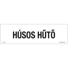 ZSONA DEKOR Húsos hűtő Műanyag tábla 250x80 mm információs címke