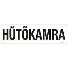 ZSONA DEKOR Hűtőkamra Öntapadós matrica 250x80 mm információs címke