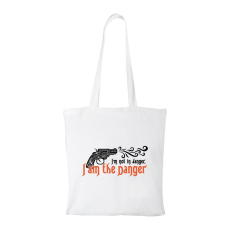 ZSONA DEKOR I'm not in danger - Bevásárló táska fehér