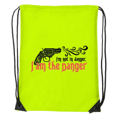 ZSONA DEKOR I'm not in danger - Sport táska sárga