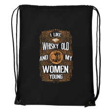 ZSONA DEKOR I like my whisky - Sport táska fekete