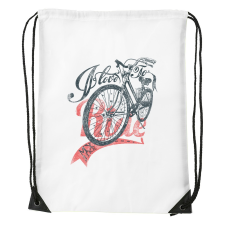 ZSONA DEKOR I love to my bike - Sport táska fehér kézitáska és bőrönd