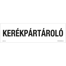 ZSONA DEKOR Kerékpártároló Öntapadós matrica 250x80 mm információs címke