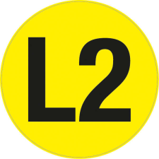 ZSONA DEKOR L2 kör matrica csomag 20db/csomag információs címke