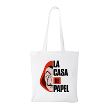 ZSONA DEKOR La casa de papel - Bevásárló táska fehér kézitáska és bőrönd