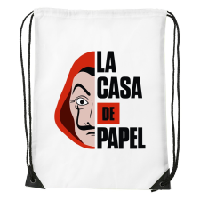ZSONA DEKOR La casa de papel - Sport táska fehér kézitáska és bőrönd
