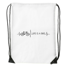ZSONA DEKOR Life is a bike - Sport táska fehér