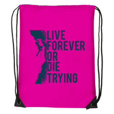 ZSONA DEKOR Live forever - Sport táska magenta