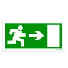 ZSONA DEKOR Menekülési út jobbra Öntapadós matrica 200x100 mm