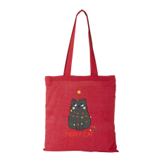 ZSONA DEKOR Merry Cat - Bevásárló táska piros