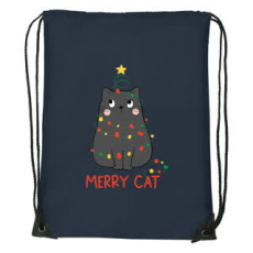 ZSONA DEKOR Merry Cat - Sport táska navy kék