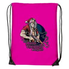 ZSONA DEKOR Merry Christmas gangster - Sport táska magenta