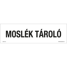ZSONA DEKOR Moslék tároló Öntapadós matrica 250x80 mm információs címke
