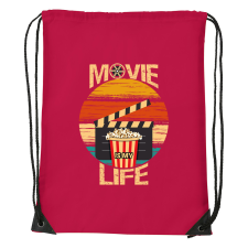 ZSONA DEKOR Movie is my life - Sport táska piros kézitáska és bőrönd
