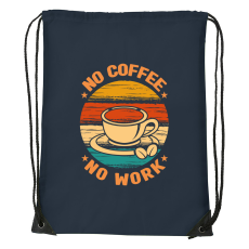 ZSONA DEKOR No coffee no work - Sport táska navy kék