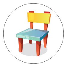 ZSONA DEKOR Öntapadós Ovis jel csomag Szék mintával ajándéktárgy