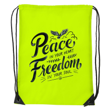 ZSONA DEKOR Peace in your heart - Sport táska sárga