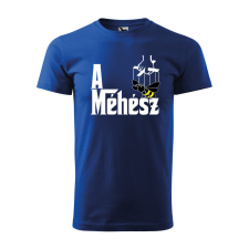 ZSONA DEKOR Póló A méhész mintával - Kék L méretben egyedi ajándék