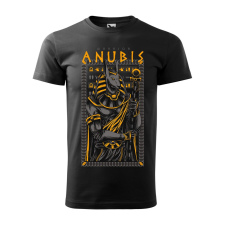 ZSONA DEKOR Póló Anubis mintával - Fekete M méretben v2 egyedi ajándék