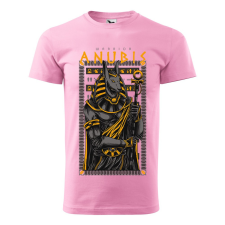 ZSONA DEKOR Póló Anubis mintával - Rózsaszín L méretben v2 egyedi ajándék