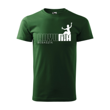 ZSONA DEKOR Póló Anyu ma bebaszik mintával - Zöld S méretben ajándéktárgy