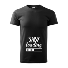 ZSONA DEKOR Póló Baby loading mintával - Fekete XL méretben egyedi ajándék