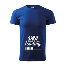 ZSONA DEKOR Póló Baby loading mintával - Kék S méretben v1 egyedi ajándék