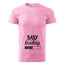 ZSONA DEKOR Póló Baby loading mintával - Rózsaszín XXL méretben egyedi ajándék