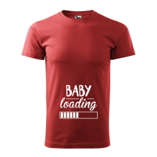 ZSONA DEKOR Póló Baby loading mintával - Terrakotta XXL méretben v1 egyedi ajándék