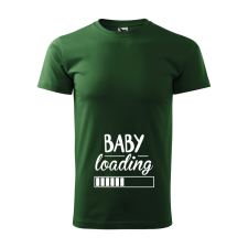 ZSONA DEKOR Póló Baby loading mintával - Zöld XXXL méretben v1 egyedi ajándék