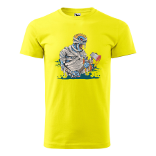 ZSONA DEKOR Póló Baltás zombi mintával - Sárga XXXL méretben egyedi ajándék