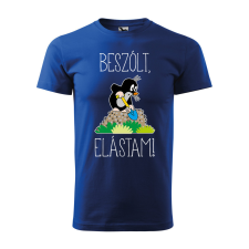 ZSONA DEKOR Póló Beszólt, elástam! mintával - Kék XXL méretben egyedi ajándék