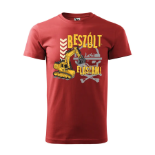ZSONA DEKOR Póló Beszólt elástam! mintával - Terrakotta S méretben egyedi ajándék