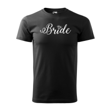 ZSONA DEKOR Póló Bride mintával - Fekete XXL méretben egyedi ajándék