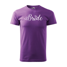 ZSONA DEKOR Póló Bride mintával - Lila XL méretben egyedi ajándék