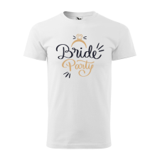 ZSONA DEKOR Póló Bride party mintával - Fehér XXL méretben egyedi ajándék