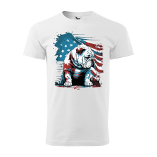 ZSONA DEKOR Póló Bulldog mintával - Fehér S méretben ajándéktárgy