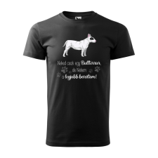 ZSONA DEKOR Póló Bullterrier mintával - Fekete XXL méretben v1 egyedi ajándék