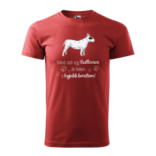 ZSONA DEKOR Póló Bullterrier mintával - Terrakotta S méretben v1 egyedi ajándék