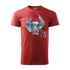 ZSONA DEKOR Póló Cool cow mintával - Terrakotta L méretben ajándéktárgy