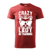ZSONA DEKOR Póló Crazy cat mintával - Terrakotta XXXL méretben