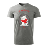 ZSONA DEKOR Póló Csak egy dolgot várok a karácsonyban V2 mintával - Szürke L méretben