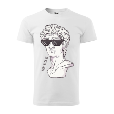 ZSONA DEKOR Póló Dávid mintával - Fehér XL méretben egyedi ajándék
