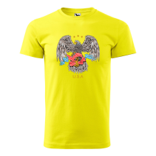 ZSONA DEKOR Póló Eagle mintával - Sárga M méretben egyedi ajándék