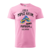 ZSONA DEKOR Póló Eddig is papucs voltam mintával - Rózsaszín XXL méretben