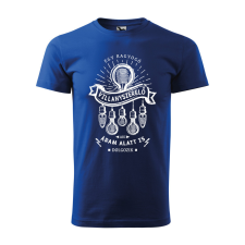 ZSONA DEKOR Póló Egy ragyogó villanyszerelő mintával - Kék XL méretben egyedi ajándék