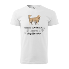 ZSONA DEKOR Póló Golden retriver mintával - Fehér XXXL méretben egyedi ajándék