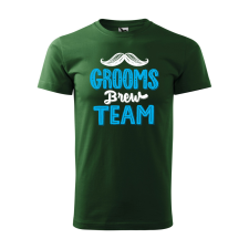 ZSONA DEKOR Póló Grooms brew team mintával - Zöld XXXL méretben egyedi ajándék